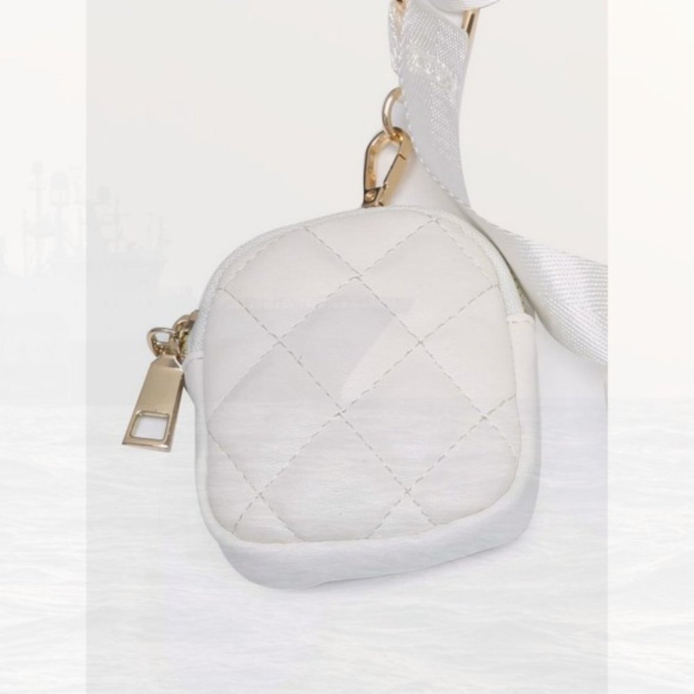 New Quilted Waist Bag With Small Pouch 127 - Picture 3 of 4